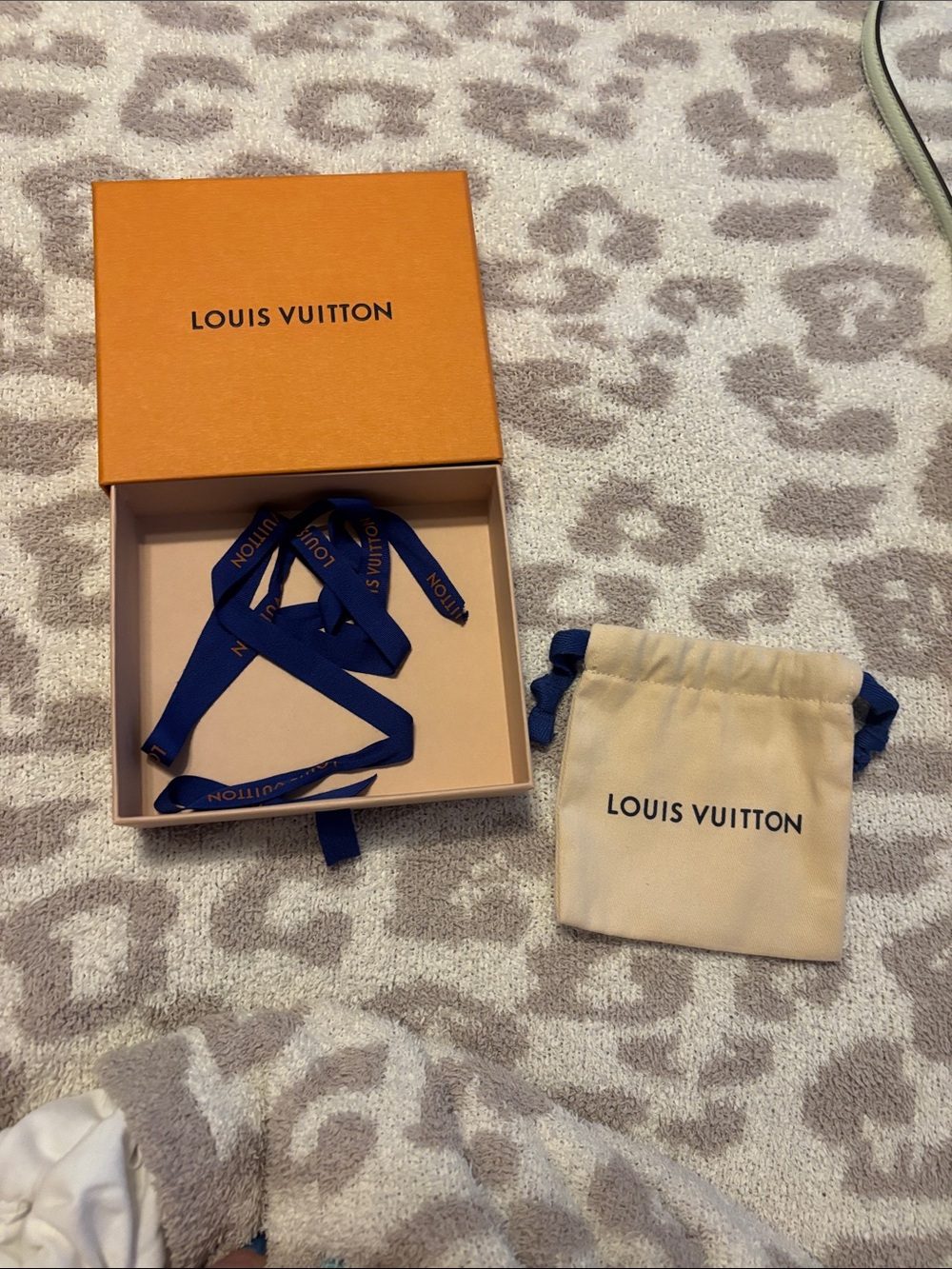 Louis Vuitton dustbag and box